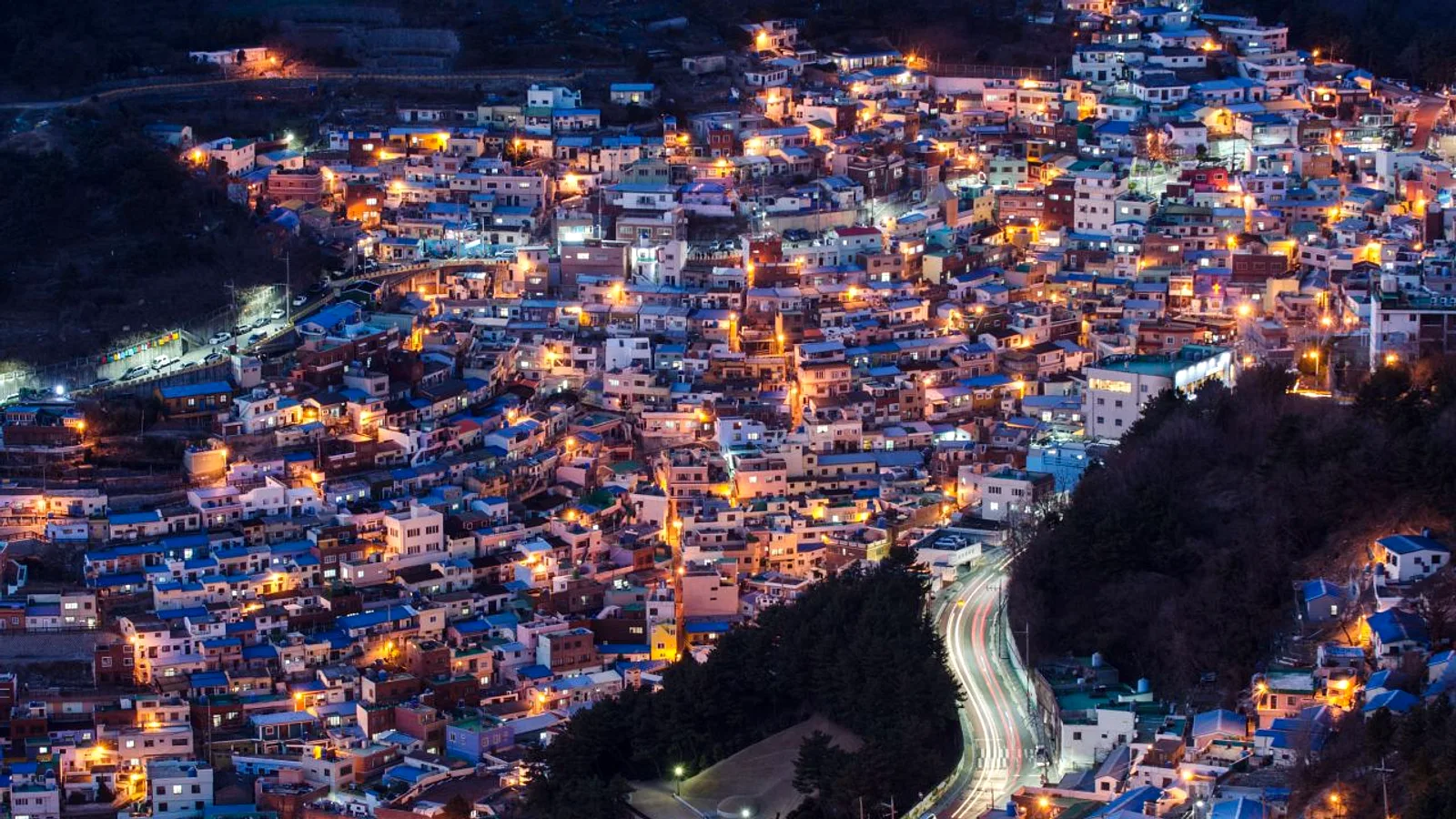 Gamcheon Culture Village from above
