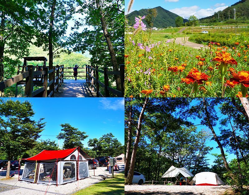 Secluded camping in ‘UNESCO Global Geopark’!  Pocheon Meonguri Gorge Camping Site and Bidulginang Camping Site