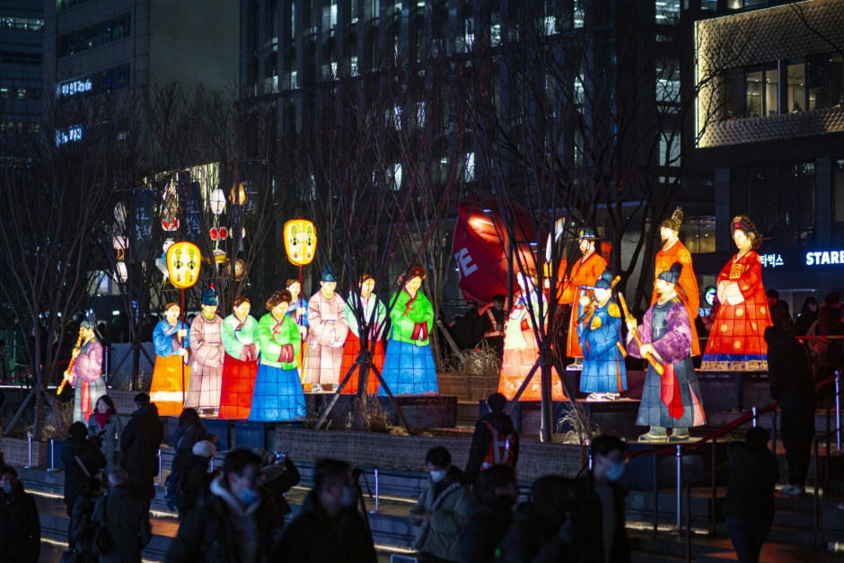 Seoul Lantern Festival Host area Jongno-gu, Seoul Event period 2023. 12. 15. ~ 2024. 1. 21.